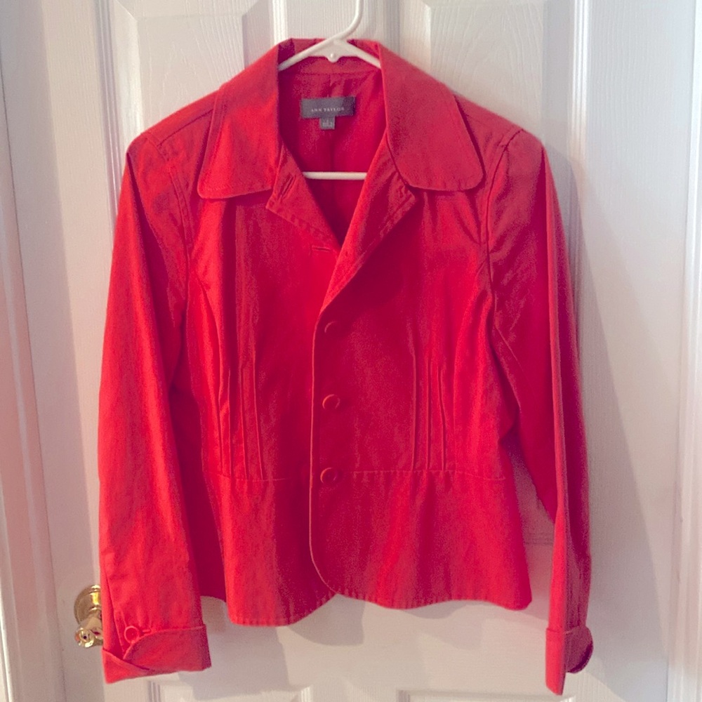 Ann Taylor Coral Blazer Size 4